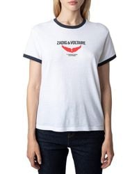 Zadig & Voltaire - Zoe Zv Wings Liberte Linen-blend Shirt - Lyst