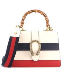 Gucci - Leather Dionysus Bamboo Top Handle Bag Colorblock Medium (Authentic Pre-Loved) - Lyst