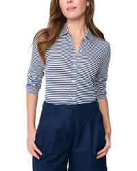 J.McLaughlin - Betty Linen-Blend Top - Lyst
