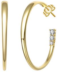 Genevive Jewelry - 14k Over Silver Cz Earrings - Lyst