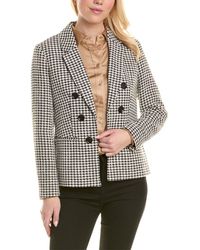 Jones New York - Tweed Faux Double-breasted Jacket - Lyst