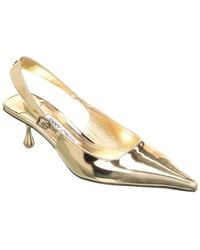 Jimmy Choo - Amel 50 Leather Slingback Pump - Lyst