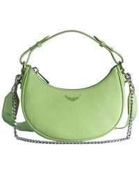 Zadig & Voltaire - Moonrock Grained Leather Crossbody - Lyst
