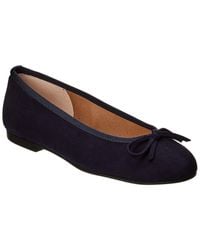 French Sole - Emerald Suede Flat - Lyst