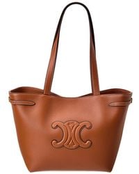 Celine - Cabas Anais Small Leather Tote - Lyst