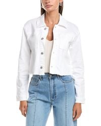Hudson Jeans - Cropped Denim Jacket - Lyst