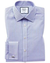 Charles Tyrwhitt - Non-iron Poplin Check Classic Fit Shirt - Lyst