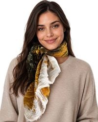 Blue Pacific - Watercolor Cashmere-Blend Neckerchief - Lyst