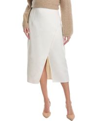 Michael Kors - Scissor Wool, Angora, & Cashmere-blend Skirt - Lyst