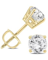 True Diamond - 14k 1.45 Ct. Tw. Diamond Studs - Lyst
