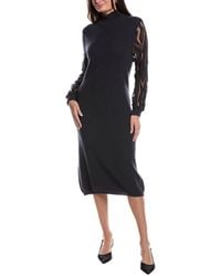 Peserico - Wool, Silk, & Cashmere-Blend Midi Dress - Lyst