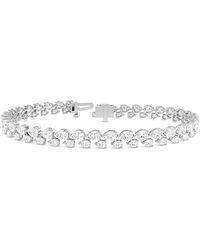 Lab Grown Diamonds - 14K 6.29 Ct. Tw. Lab-Grown Diamond Tennis Bracelet - Lyst