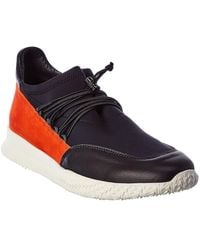 Arche - Andy Leather & Suede-Trim Sneaker - Lyst