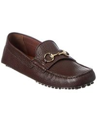 Gucci Horsebit Leather Loafer - Brown