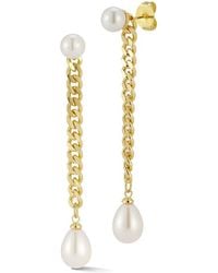 Glaze Jewelry - 18K Plated Dangle Earrings - Lyst