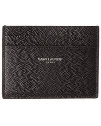 Saint Laurent - Classic Leather Card Case - Lyst