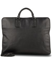 Bottega Veneta - Intrecciato Leather Convertible Briefcase (Authentic Pre-Owned) - Lyst