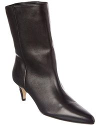 BY FAR - Lysander Leather Bootie - Lyst