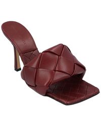 Bottega Veneta - Lambskin Leather Lido Mule (Authentic Pre-Loved) - Lyst