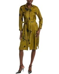 Max Mara - Mm By Jadi Silk Shirtdress - Lyst