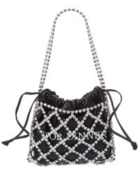 Off-White c/o Virgil Abloh - Off-white Leather & Crystal Shoulder Bag - Lyst
