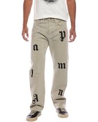 Palm Angels - Bull Logo Patch Straight Jean - Lyst