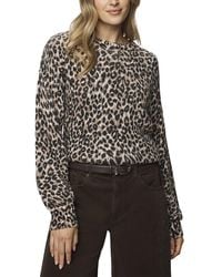Splendid - Delaney Leopard Sweater - Lyst