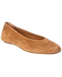 Weekend - Max Mara Suede Flat - Lyst