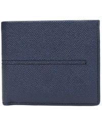 Tod's - Navy Blue Saffiano Leather Bifold Wallet (authentic Pre-loved) - Lyst