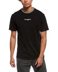 KARL LAGERFELD - Small Logo T-Shirt - Lyst