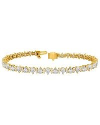 Lab Grown Diamonds - 14K 5.51 Ct. Tw. Lab-Grown Diamond Tennis Bracelet - Lyst