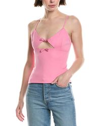 Avantlook - Cutout Bow Cami Top - Lyst