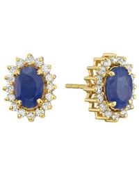 Forever Creations USA Inc. - Forever Creations 14k 1.70 Ct. Tw. Diamond & Sapphire Earrings - Lyst