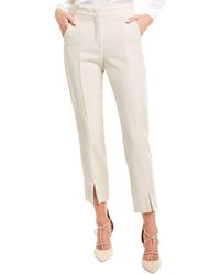 Max Mara Sassari Wool-blend Pant - White