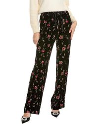 RED Valentino - Silk-Blend Pant - Lyst