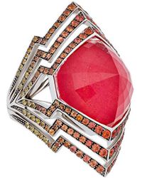 Stephen Webster Lady Stardust 18k 22.26 Ct. Tw. Gemstone Ring - Red