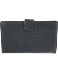 CHANEL - Caviar Leather Coco Mark Long Wallet (Authentic Pre-Loved) - Lyst