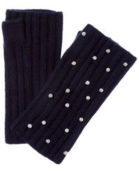 Sofiacashmere - Sofiacashmere 2X2 Rib Fingerless Cashmere Glove - Lyst