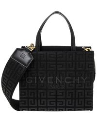 Givenchy - G-tote Mini Leather-trim Tote - Lyst