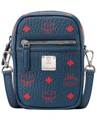 MCM - Visetos Coated Canvas Crossbody - Lyst