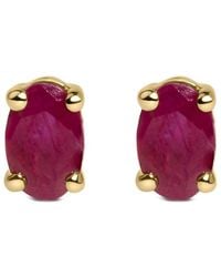 Haus of Brilliance - Colorful Gemstones 14K 0.74 Ct. Tw. Ruby Stud Earrings - Lyst