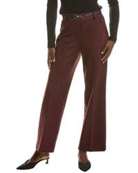 Anne Klein - Wide Leg Scuba Pant - Lyst