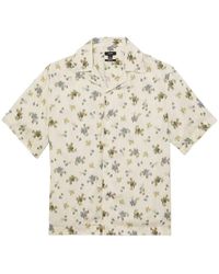 Reiss - Fade Abstract Floral Print Shirt - Lyst