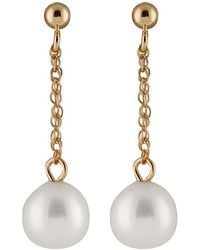 Masako Pearls - 14k 6-7mm Akoya Pearl Earrings - Lyst