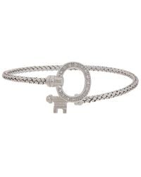 Meshmerise - 18K Over 0.15 Ct. Tw. Diamond Mesh Bangle Bracelet - Lyst