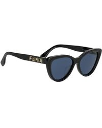 Fendi - Fe40087u 55mm Sunglasses - Lyst
