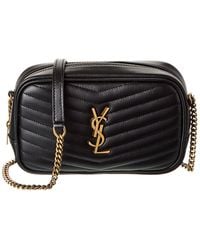 Saint Laurent - Lou Mini Matelasse Leather Camera Bag - Lyst