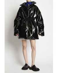 Proenza Schouler - Lacquered Canvas Cropped Puffer Coat - Lyst
