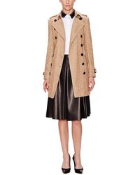 Burberry Shervale Classic Lace Trench Coat - Natural