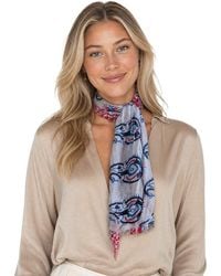 Blue Pacific - Paisley Houndstooth Neckerchief - Lyst